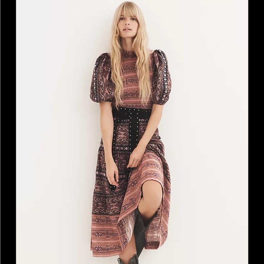 Anthropologie Othilia Bethanne Maxi Dress Sz. Small